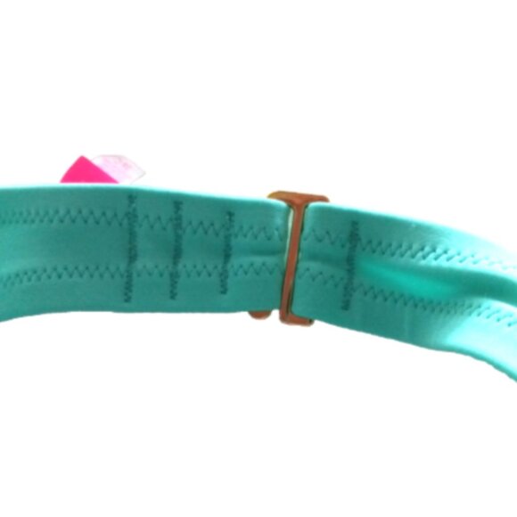 Victoria’s Secret Bikini Top 36C Aqua Strapless Push Up Swimwear Beach Bathing S - Picture 3 of 7